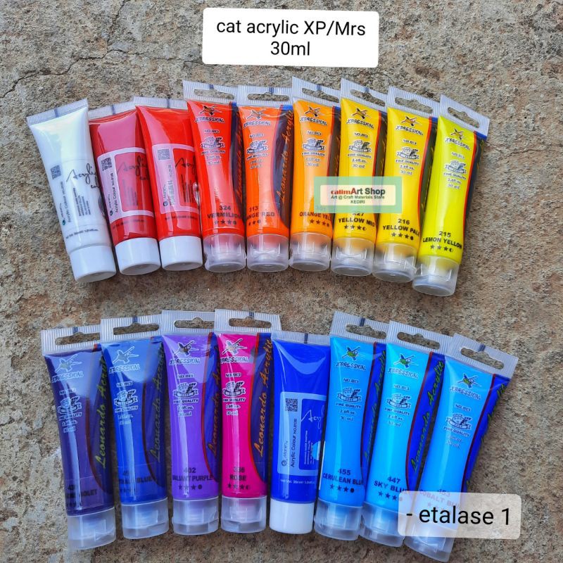 Cat Acrylic 30ml XP/ cat acrylic murah