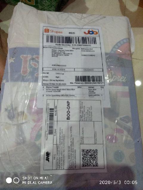 Fata - Sprei Motif Ibiza Blue Ukuran 120x200