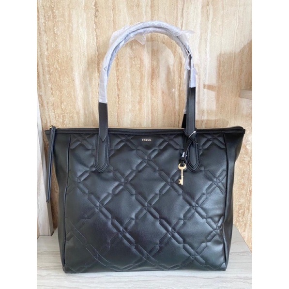 Ready FOSSIL sydney tote bag black original