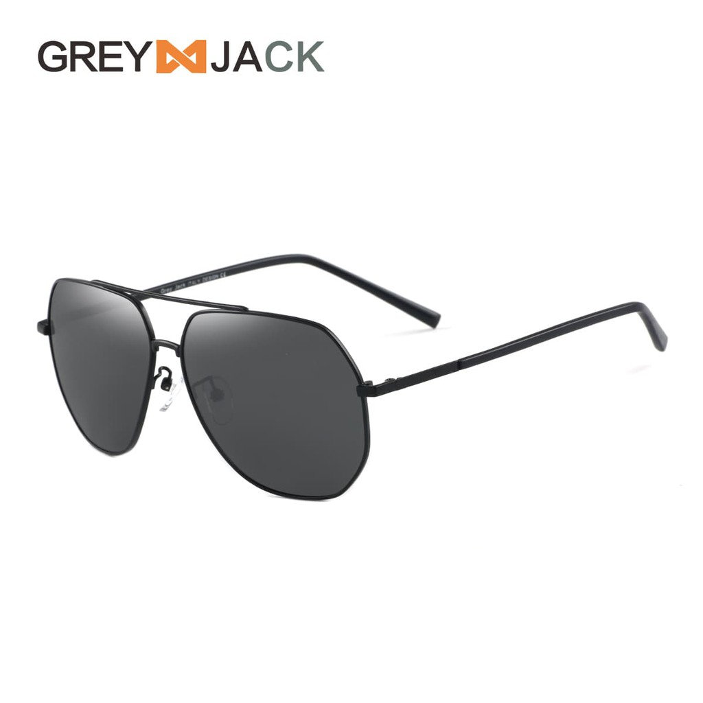 

Grey Jack Kacamata Hitam Aviator Fashion Pria dan Wanita Sunglasses Polarized Pelindungan UV 1244