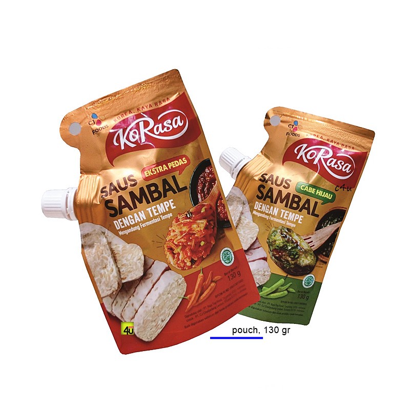 

POUCH KoRasa Saus Sambal Tempe Pedas Enak - 130gr