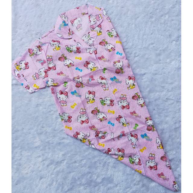 Daster piyama hello kitty hk kity pajamas motif karakter katun jepang wanita dewasa murah lucu