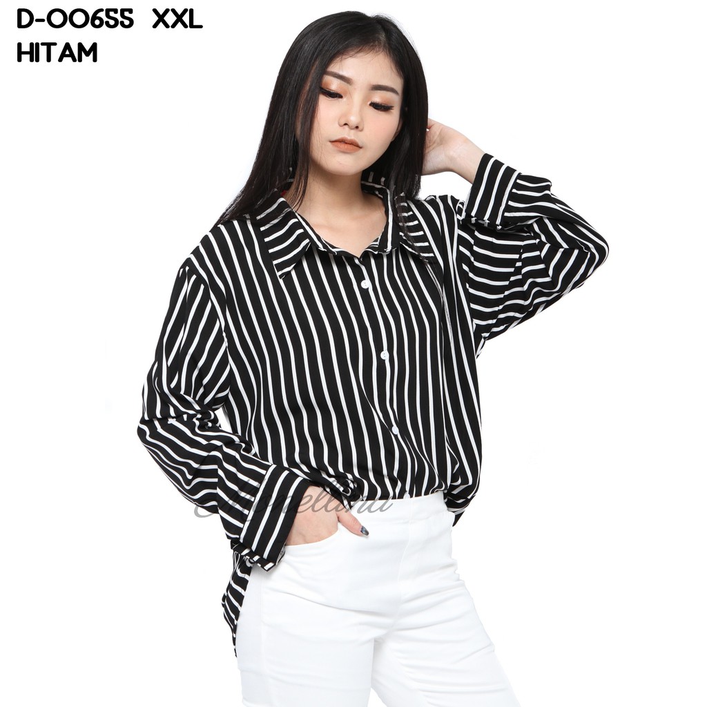 Monellina 6 00655 Baju  Kemeja  Atasan XXXL Jumbo Murah 