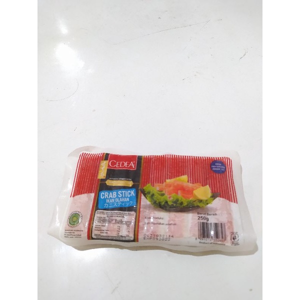 

CRAB STICK cedea @250 gram makanan olahan daging kepiting