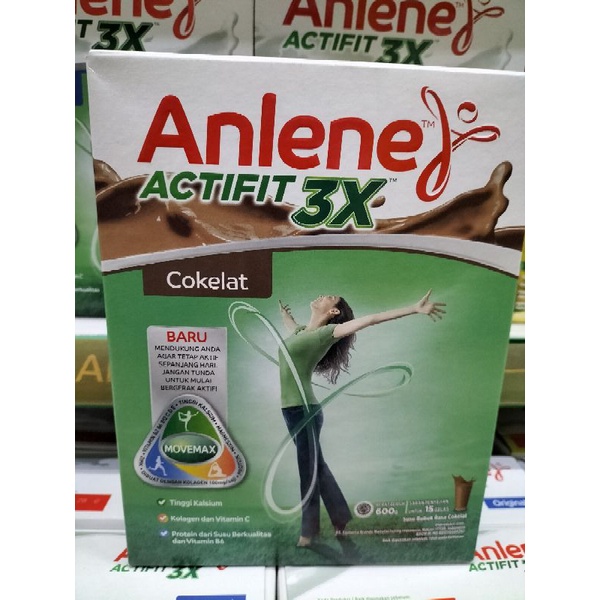 

ANLENE ACTIFIT 3X 600GR COKELAT