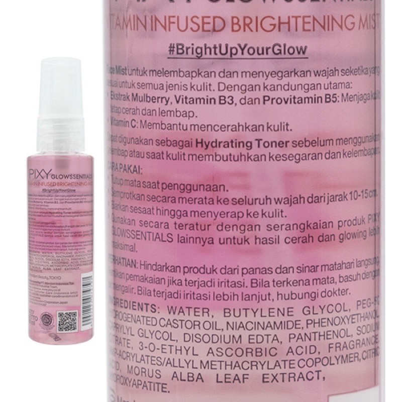 Pixy Glowssentials Vitamin Infused Brightening Mist 60ml