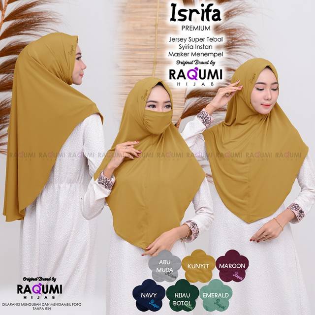 Hijab Instan Masker Isrifa Raqumi by Raqumi