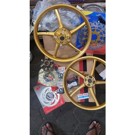 velg model RCB SP522 merek Vrosi PnP D'tracker/klx paket kecuali ban