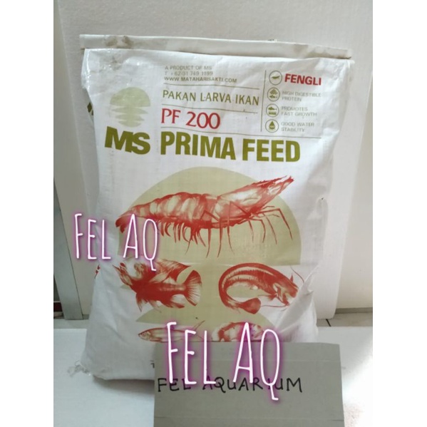 Pelet Prima Feed 200 10kg 1 Karung 10 Kg PF 200 Pakan Ikan Udang Burayak