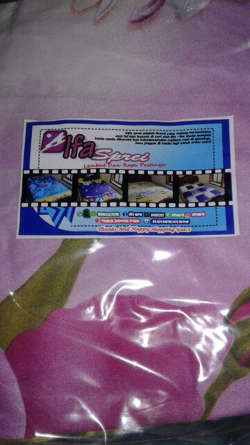 Sprei Resleting Polkadot Chanel Terlaris Termurah King 180x200