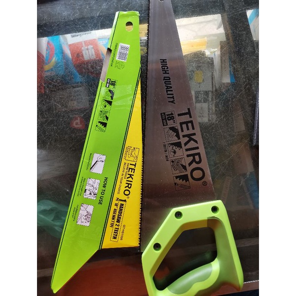 Gergaji kayu gorok potong merk Tekiro 18 inch