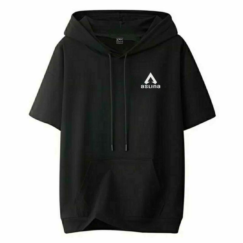 Aslina store Hoodie lengan pendek