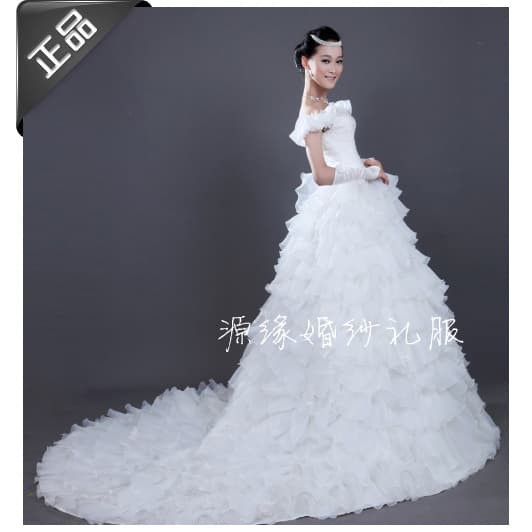Wedding dress - Gaun Pengantin Ekor Panjang MUTIARA Korea