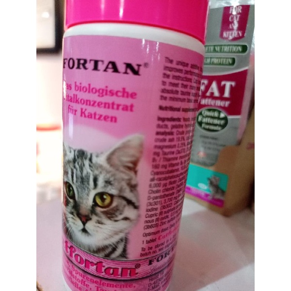 Vitamin kucing Catfortan 90gr isi 180 tablet vitamin bulu kucing