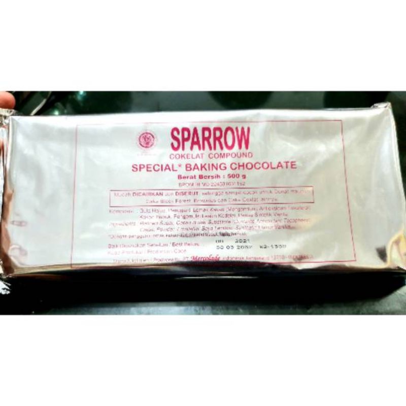 

sparrow 500gr gram coklat batang cokelat blok