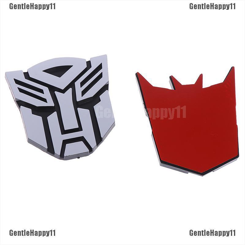 Gentle Stiker Emblem Logo Transformers 3d Untuk Mobil