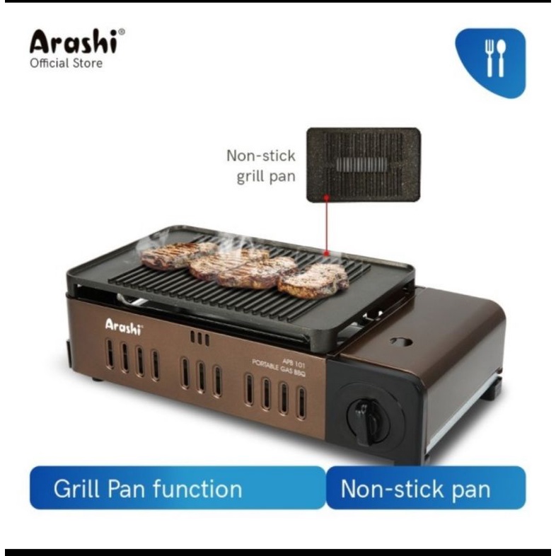 Kompor Gas BBQ Portable ARASHI - Kompor Grill Portable APB 101