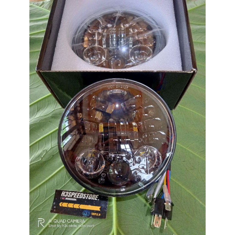 lampu daymaker 16 led 5,75 inch dot sae original import