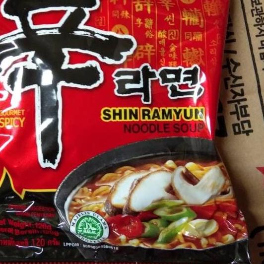 

❈ NONGSHIM SHIN RAMYEON RAMYUN RAMEN Mie Instan Korea HALAL 120gr ✻