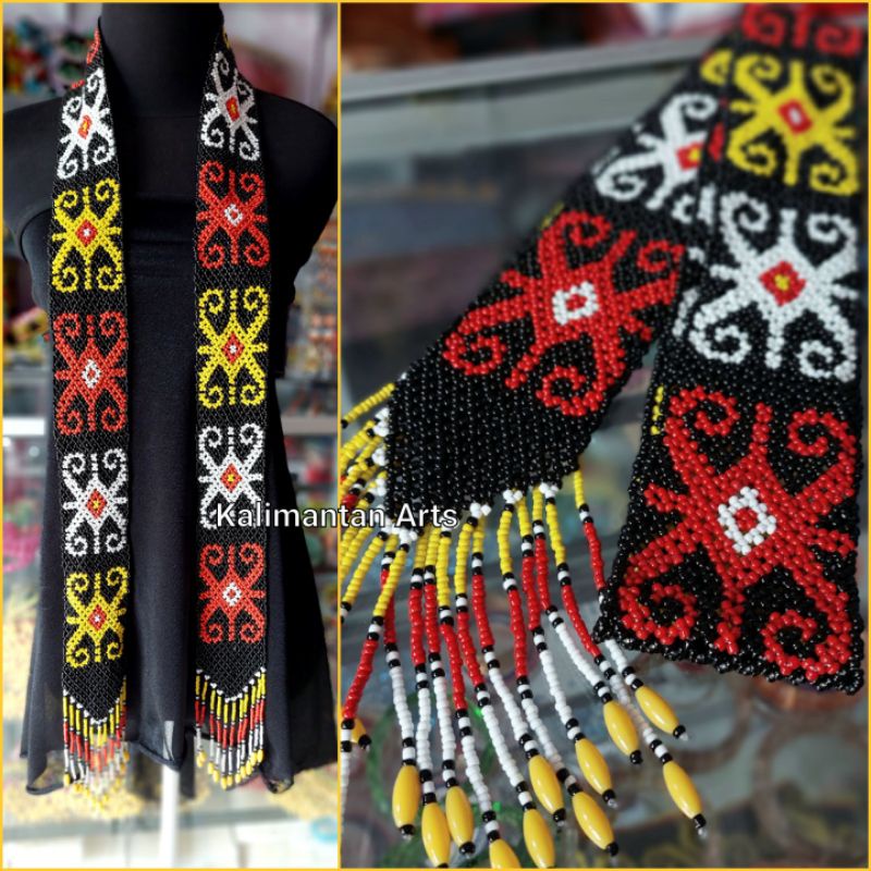Syal Manik Dayak / Syal Kalimantan-H