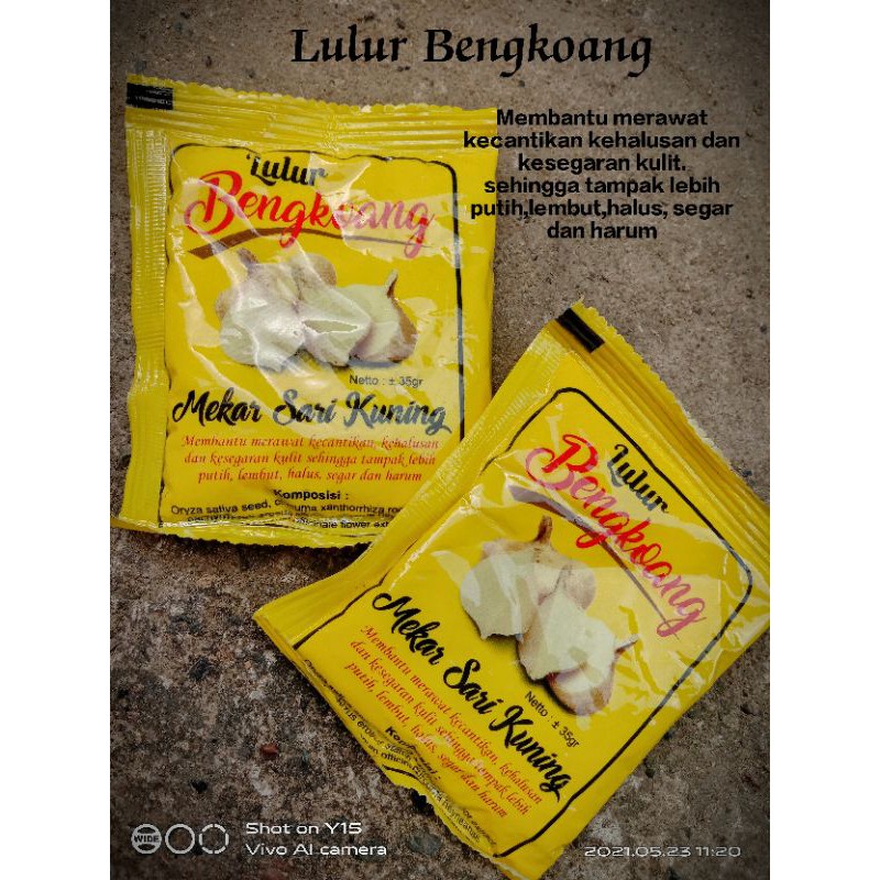 lulur bengkoang mekar sari kuning, LULUR/SCRUB, LULUR TRADISIONAL