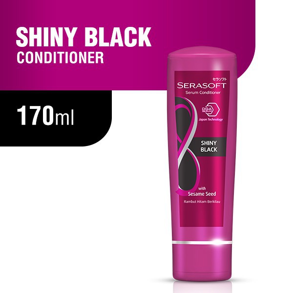 Serasoft Conditioner Shiny Black Kondisioner Rambut Hitam Berkilau