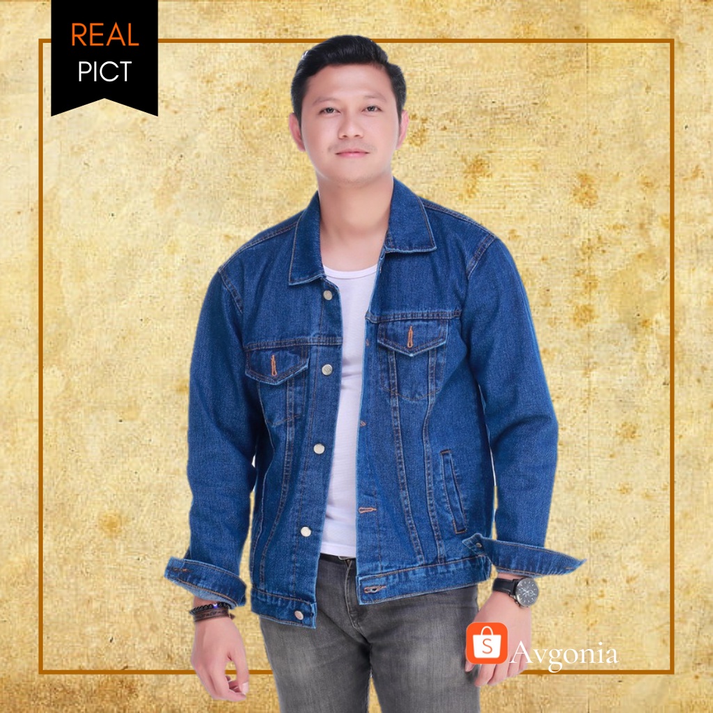 Jaket Denim Pria Jeket Jacket Jeans Pria Distro Terbaru