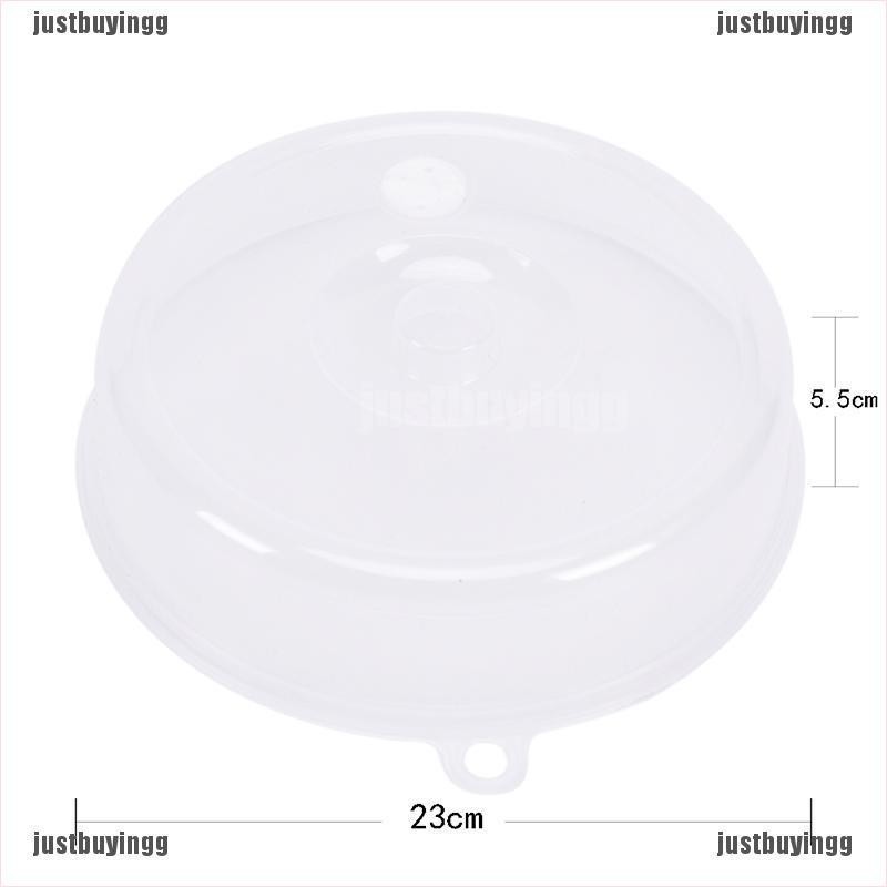 JB✪ Clear Microwave Plate Cover Food Dish Lid Ventilated Steam Vent Kitchen Cooking