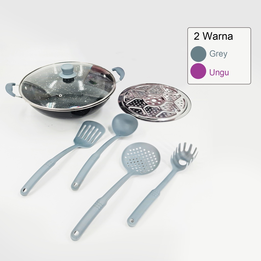 7PCS POT SERIES/SET WAJAN KUPING 34CM