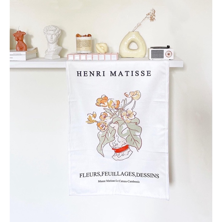 Fabric Poster |Permadani Gantung Dinding Hiasan Kamar Dekorasi  Bahan Kain Motif aesthetic korean st