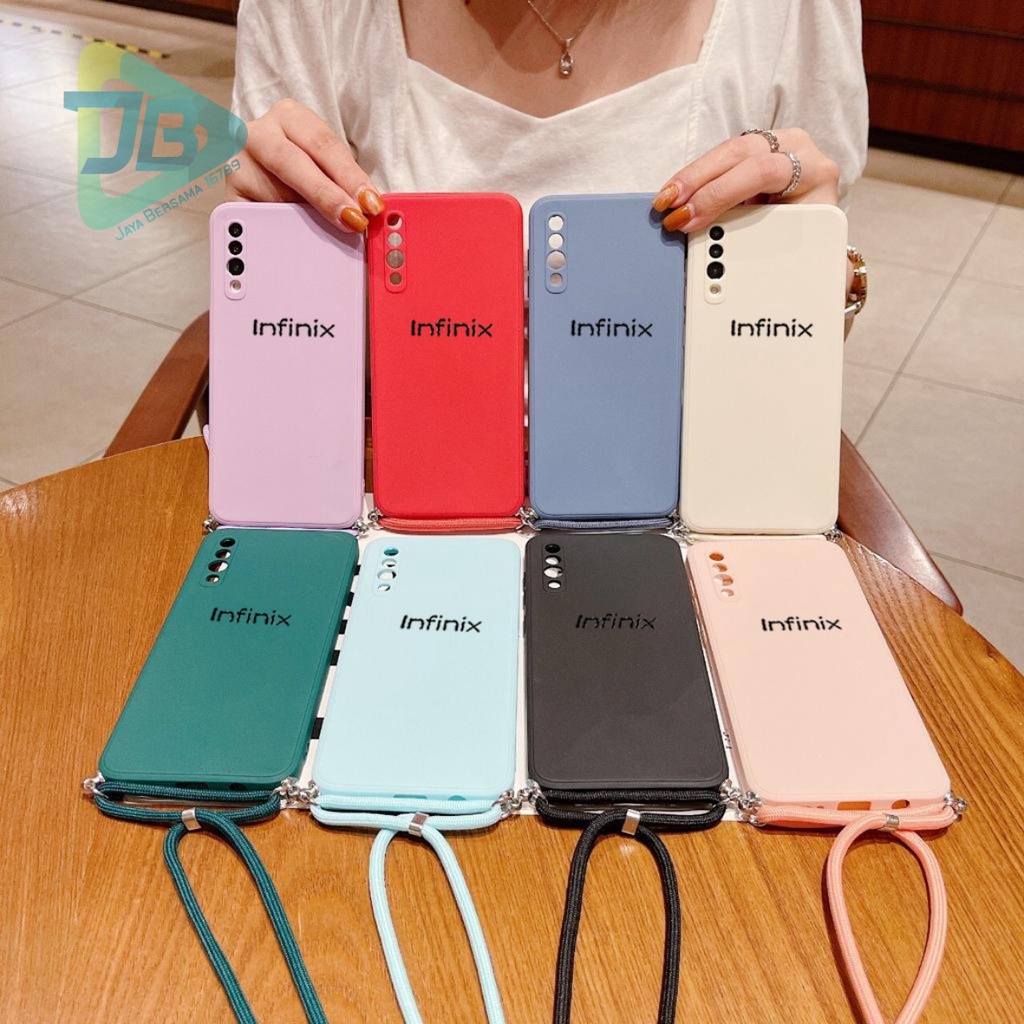 SOFTCASE SLINGCASE ORIGINAL SILIKON PELINDUNG KAMERA INFINIX HOT 8 9 10 PLAY JB5446