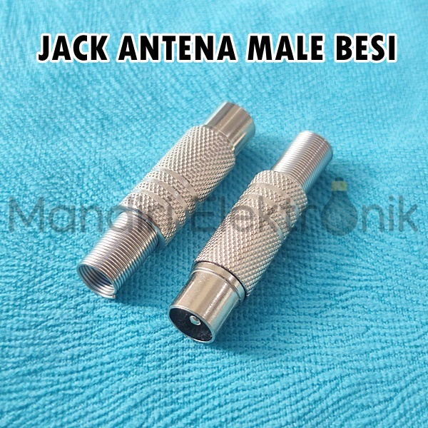 Jack Antena Male Besi - Jack Antena Cowok Besi - Jak TV Besi - Colokan Antena TV Besi