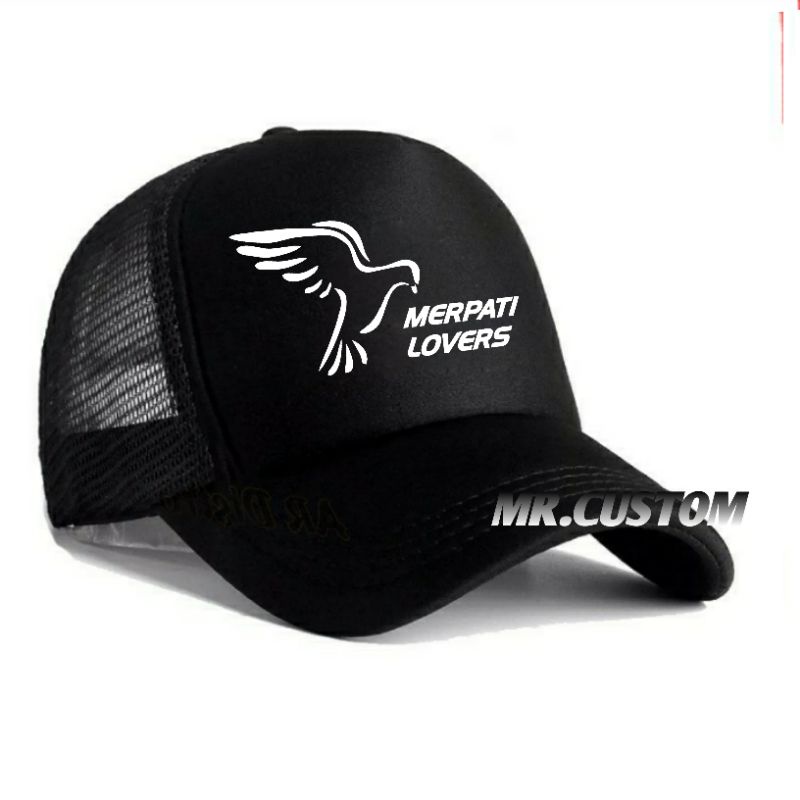 Topi trucker premium/topi jaring distro pria wanita MERPATI LOVERS | MERPATI BALAP | BURUNG DARA BAL