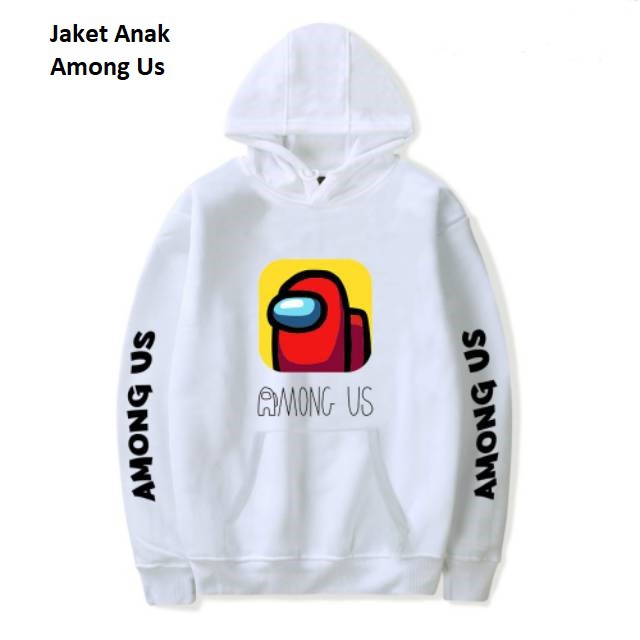 Jaket Anak Sweater Game Among Us Impostor Logo Hoodie Premium Jaket Pria Jaket Wanita