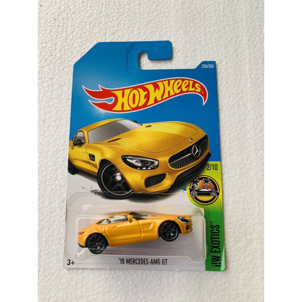 HOT WHEELS HOTWHEELS '15 MERCEDES-AMG GT KUNING HW EXOTICS DIECAST MOBIL HOTWILS LANGKA MURAH TRACK
