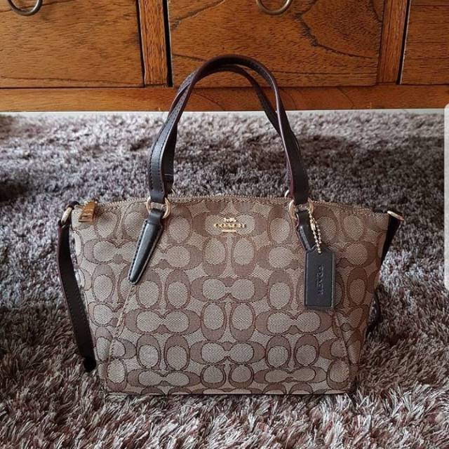 Tas Coach Ori. Mini Kelsey Sign Brown