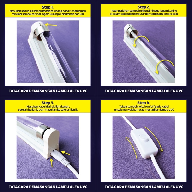 ALFA Box Sterilizer UVC Light Disinfection Kotak UV Steril Disinfektan