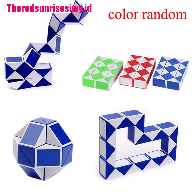 【Theredsunrisesiwy.id】1Pc educational toy hot puzzles 3d cool snake magic popular kids game