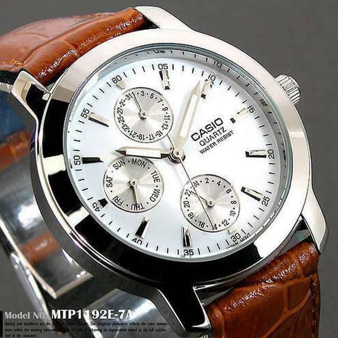 Diskon Jam Tangan Casio Origianal Pria Mtp-1192E Terbaru