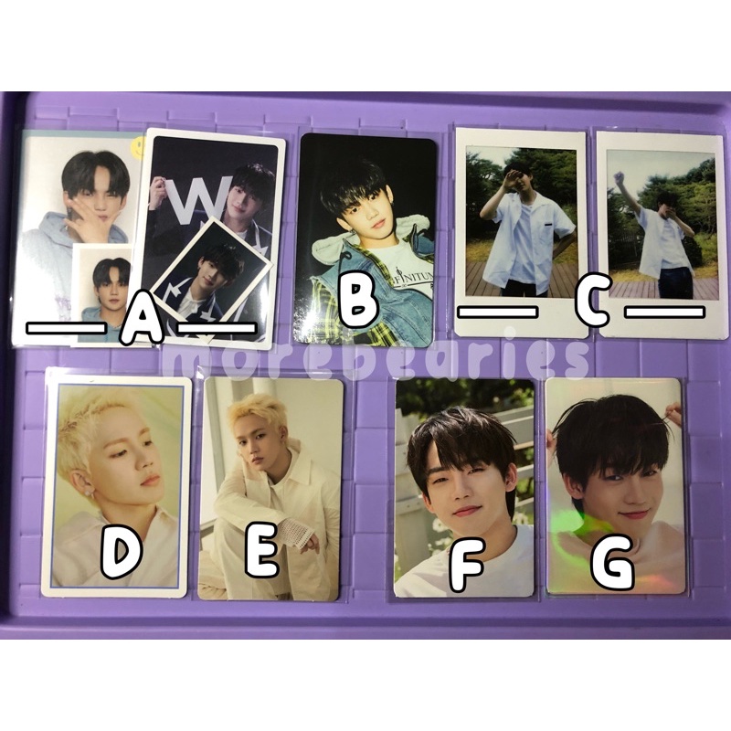 Hyunsuk Treasure TSS bene wv manyo ev 11 ev 5 lovely photocard kempi teuday pola instax lipss pc