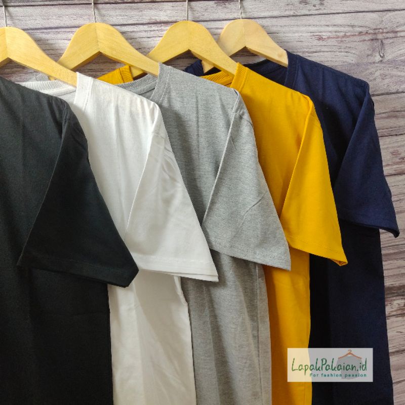 Kaos Polos / Katun TC Tebal Adem / Size XL & Kaos Kaki Polos