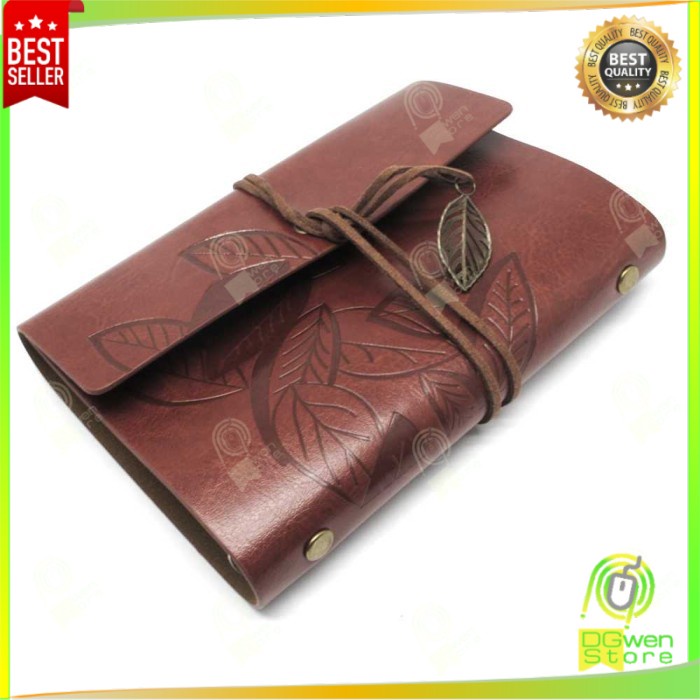

Buku Binder Catatan Jurnal Harian Retro Leaf Kertas A5
