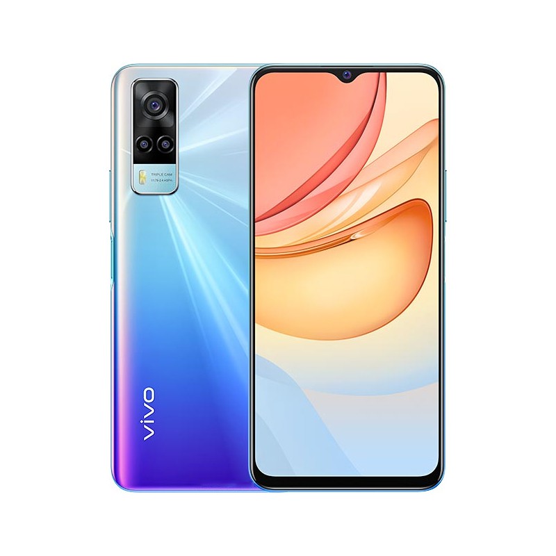 Vivo Y33s 8/128GB (RAM 8GB + Extended 4GB) NFC Garansi Resmi Vivo Indonesia-Y53s Rainbow