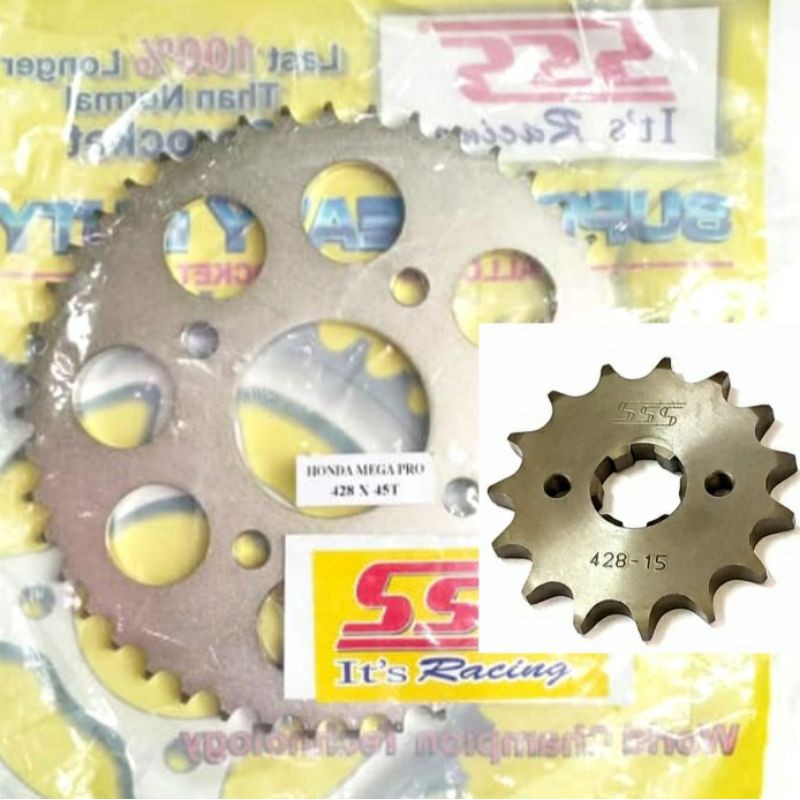 Gear Depan dan Belakang SSS CB 150R/ CBR 150 Lama Dan Baru