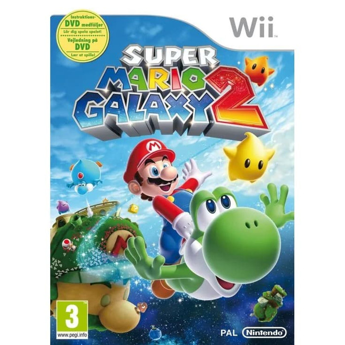 Kaset Game Nintendo Wii Super Mario Galaxy 2