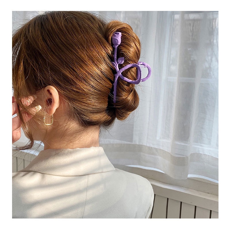 Jepit Rambut Model Ikan Hiu Warna Biru Untuk Wanita