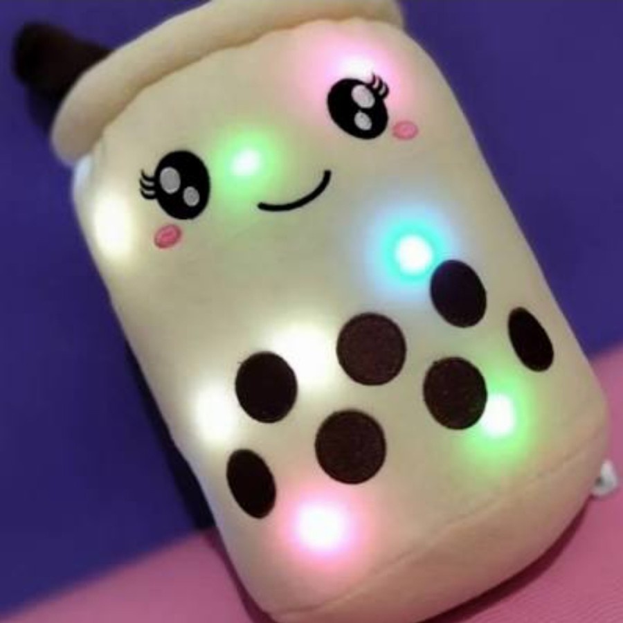 (SB)Boneka Boba Buble Milk Tea LED/NON LED Diameter 30cm Berlabel SNI Murah