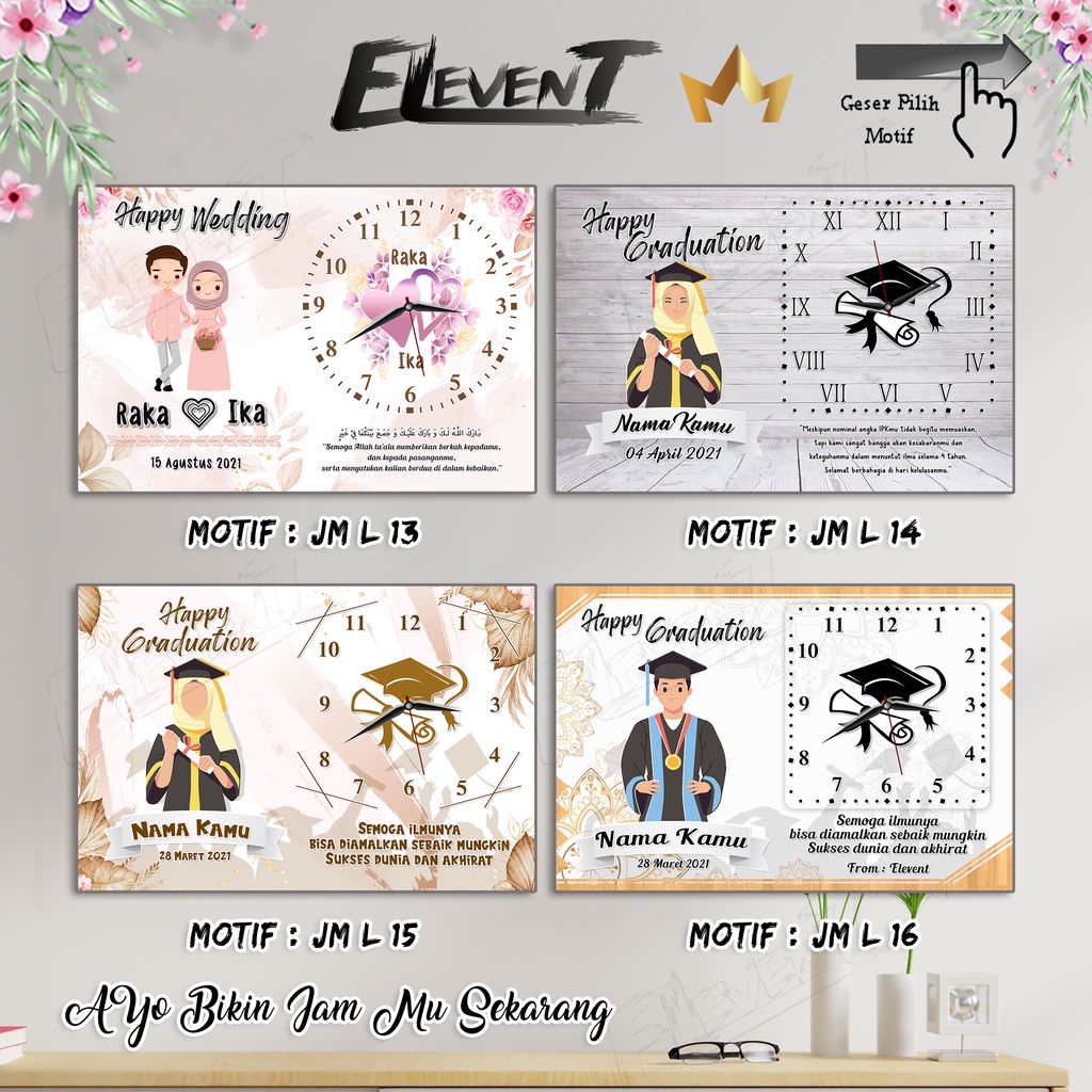 Hadiah Bingkai Scrapbook 3D Jam Foto Custom Kado Pernikahan Unik Biodata Birthday Graduation Biodata Bayi Kado Ultah Hadiah Unik Wisuda Graduation Sahabat Pernikahan Custom Hadiah Untuk Sahabat Teman Keluaga Wedding Ulang Tahun Pacar Murah