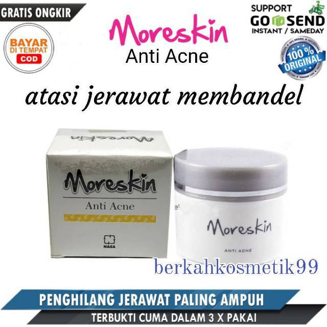 Penghilang Jerawat Moreskin Anti Acne Original Nasa Xacne Anti Akne Shopee Indonesia