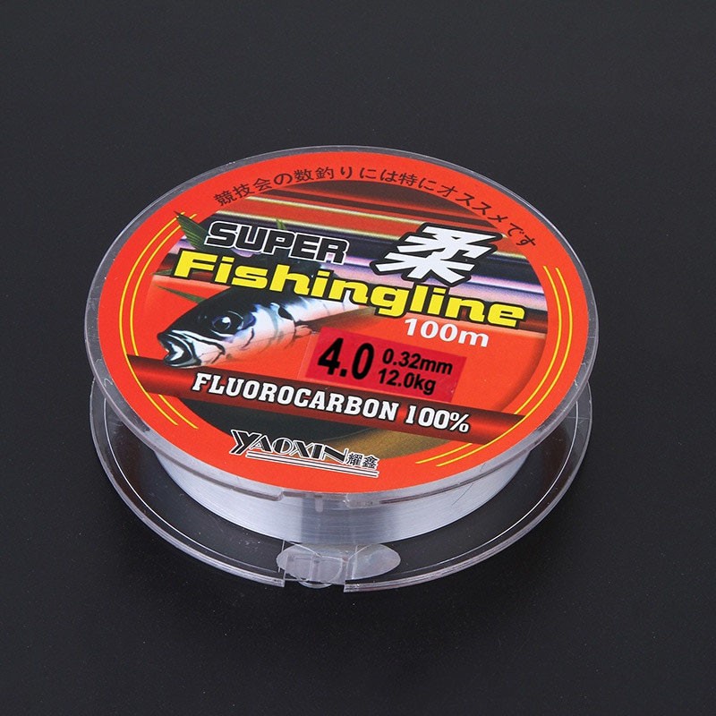 Senar Tali Pancing Super Fishingline Line 4.0 Bening 0.32 mm